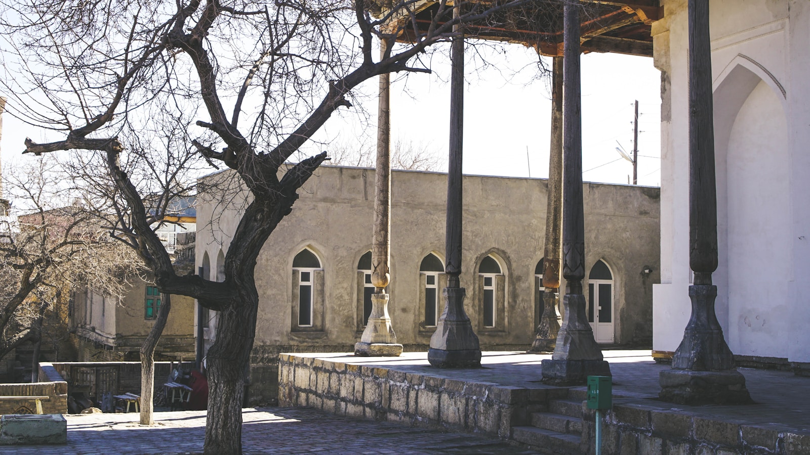 traditional old town in Uzbekistan