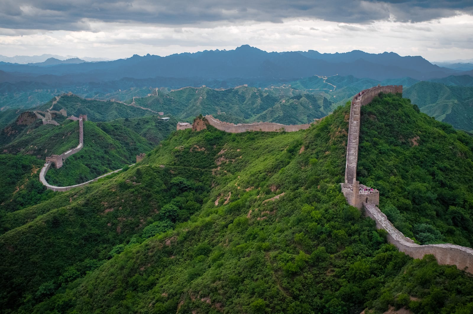 Chinesische Mauer bei Jinshanling
