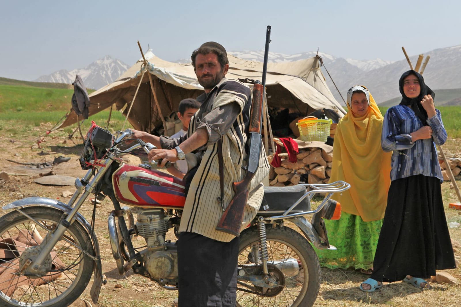 Nomadenfamilie im Zagros